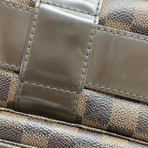 NAVIGLIO MM Damier Ebene Coated Canvas Brown