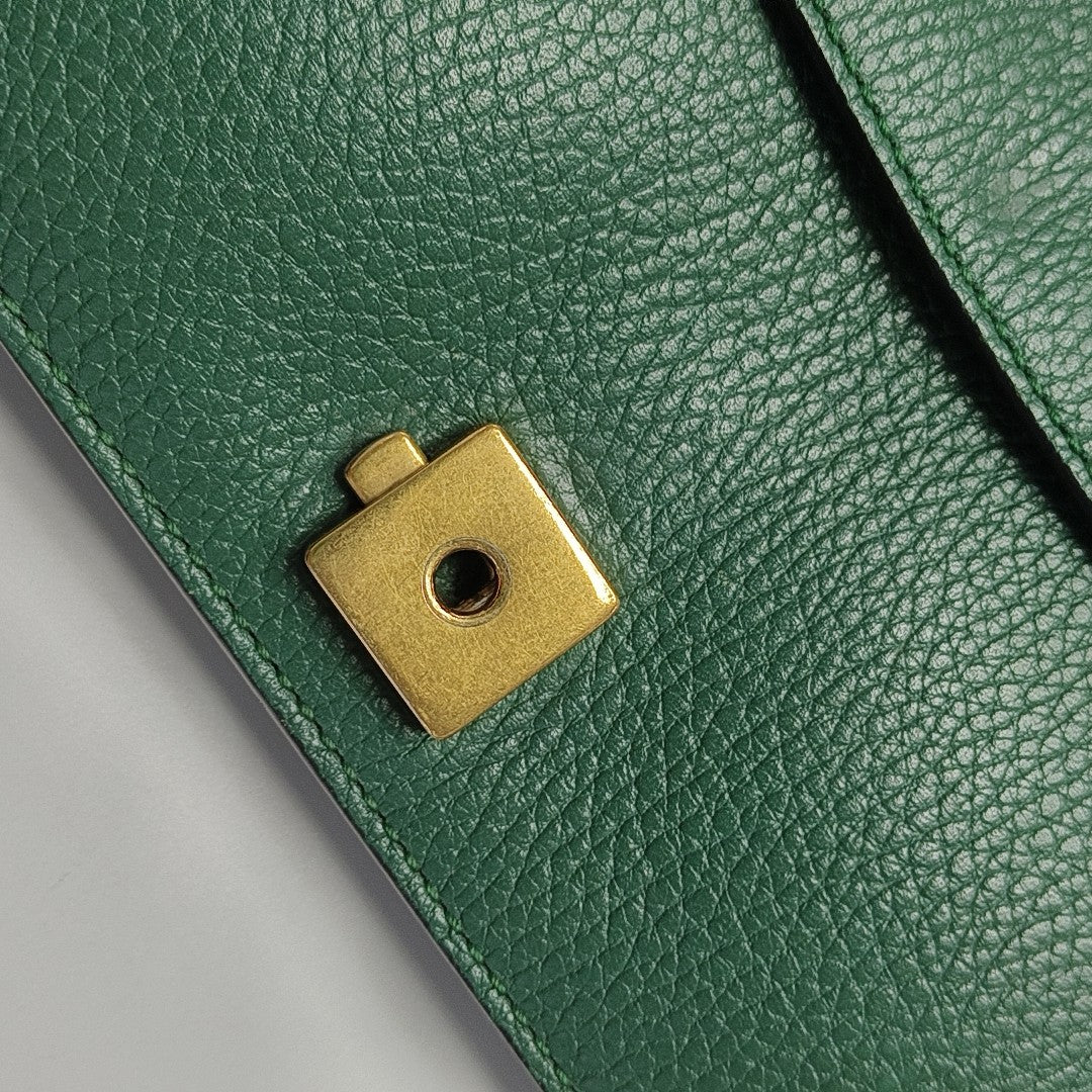 Dionysus Small Calfskin Green