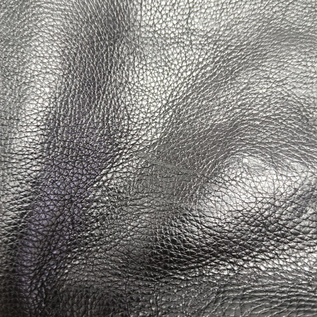 Etiquette Calfskin Black