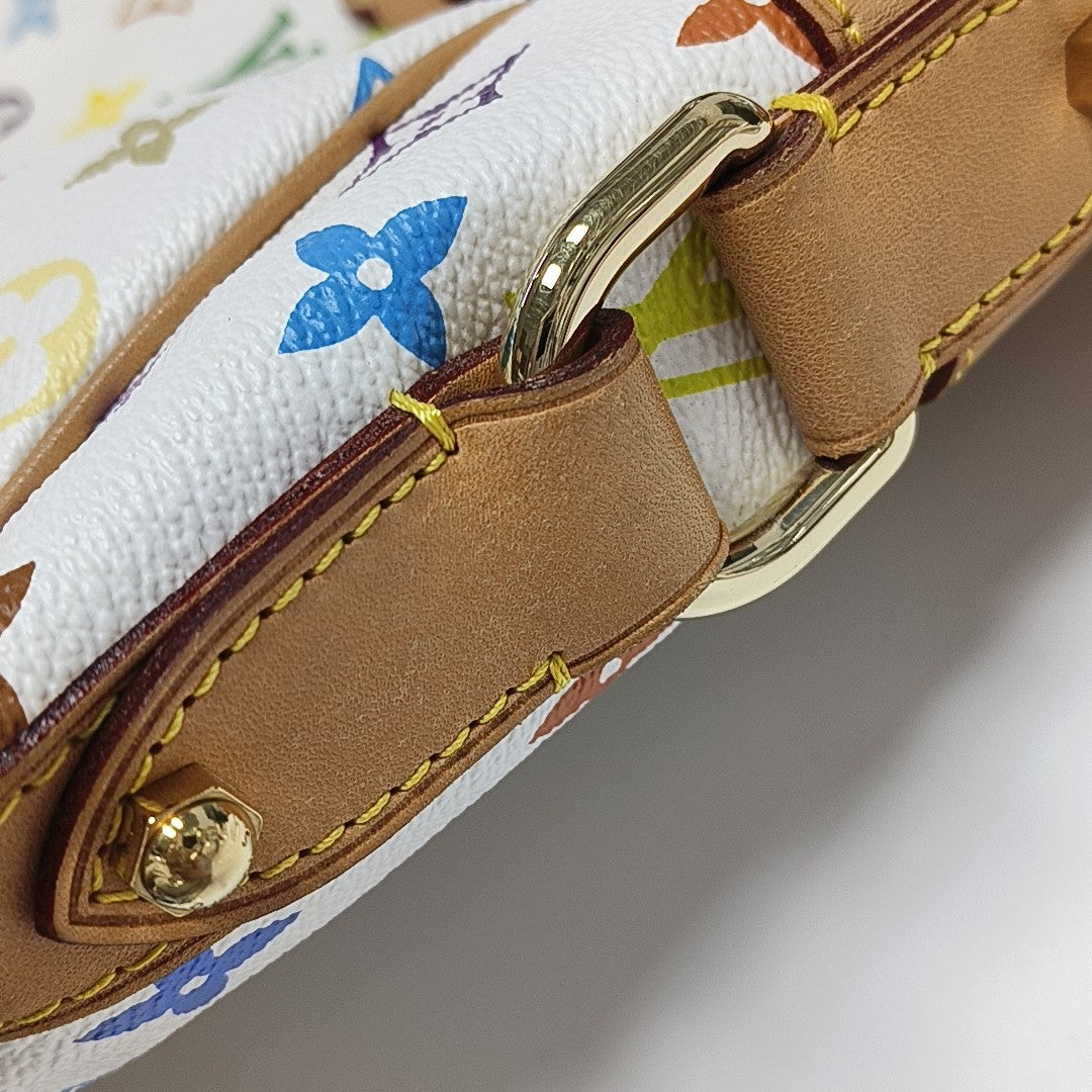 LV × TM GRETA Monogram Coated Canvas White
