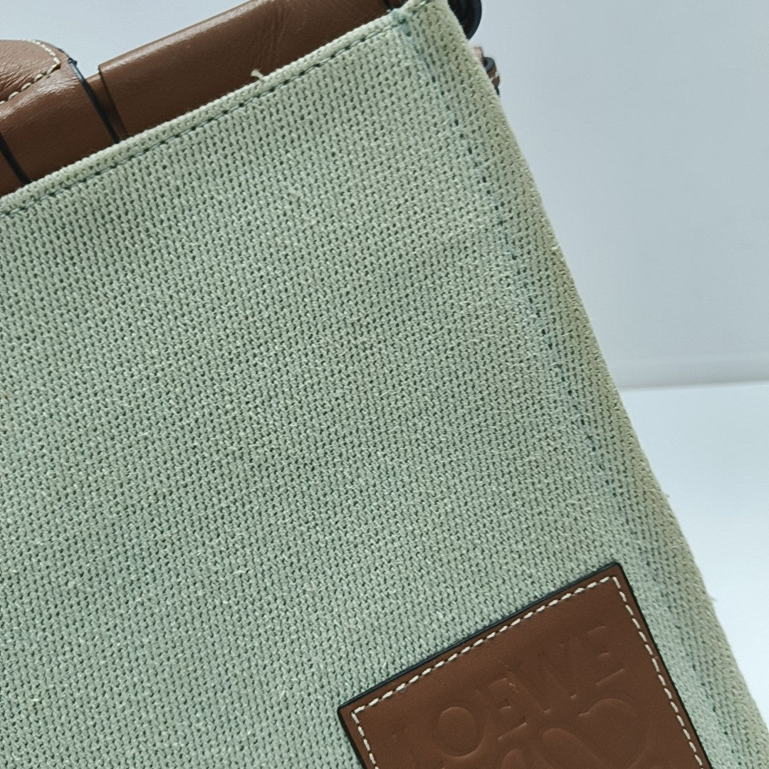 Cushion Small Canvas Green