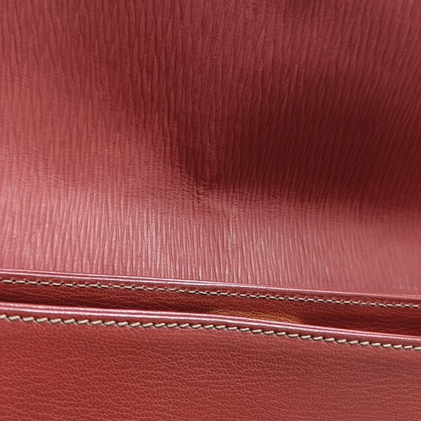 Calfskin Tote Bag Red