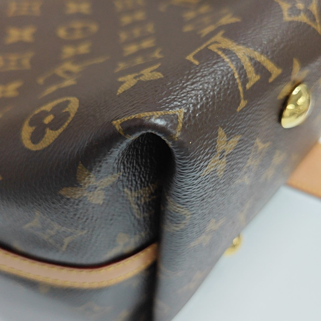 CARRYALL MM Monogram Coated Canvas Brown