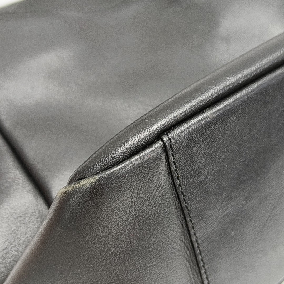Calfskin Shoulder Bag Black