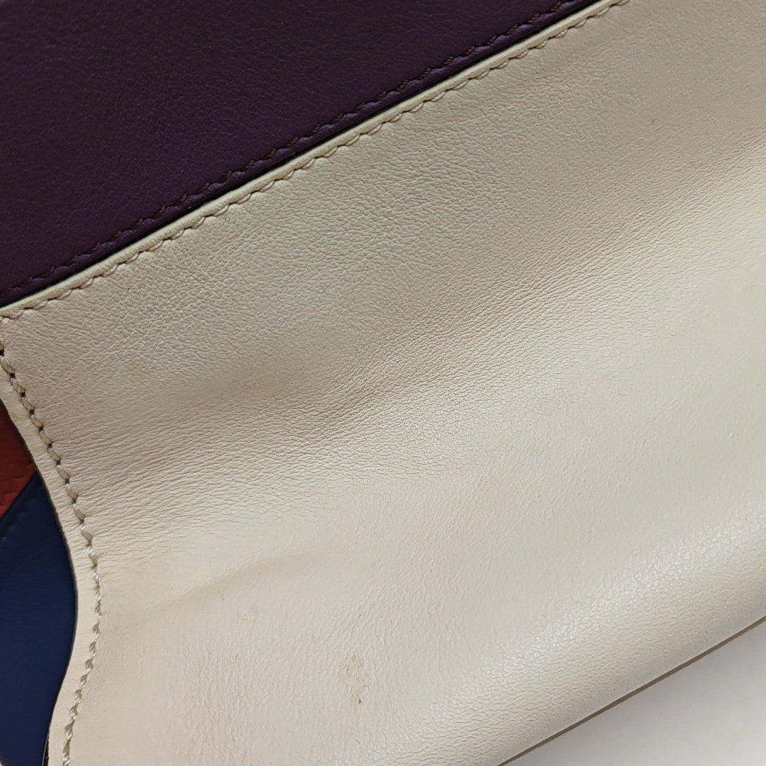 Peekaboo Medium Quilted Calfskin Multicolor