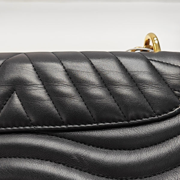NEW WAVE MM Quilted Calfskin Black