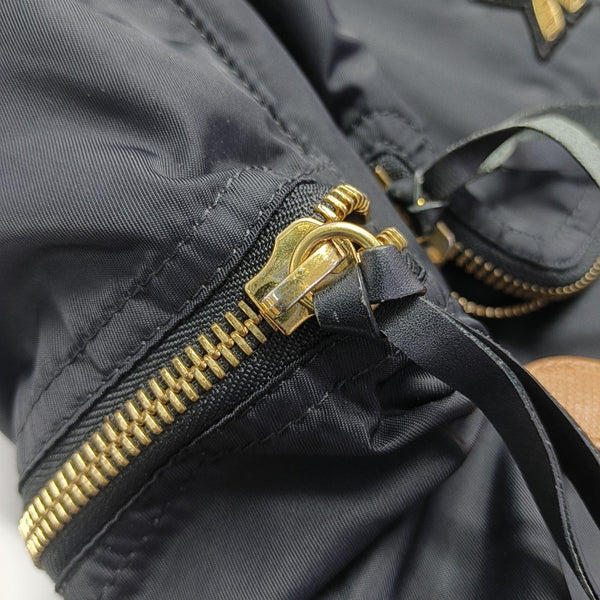 The Rucksack Medium Nylon Black