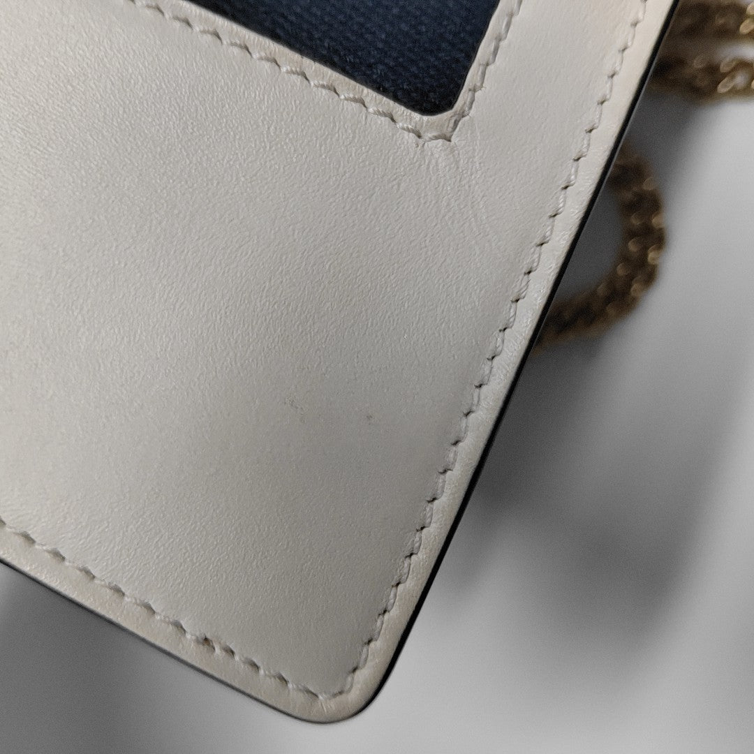 Sylvie Super Mini Calfskin White