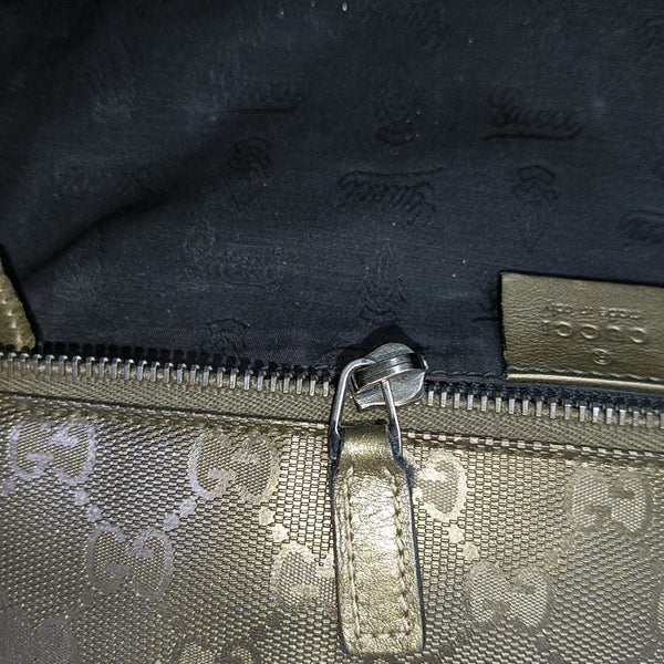 GG Imprime Monogram Coated Canvas Beige