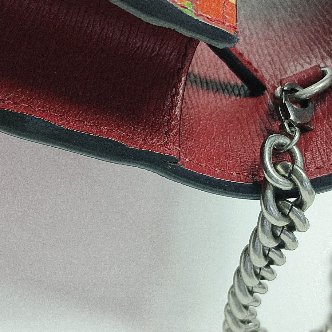 Calfskin Shoulder Bag Red