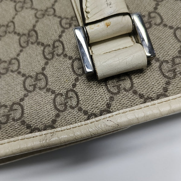 Monogram Coated Canvas Tote Bag Black