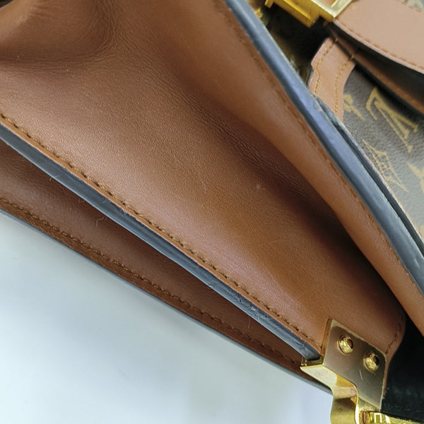 DAUPHINE MM Monogram Coated Canvas Brown