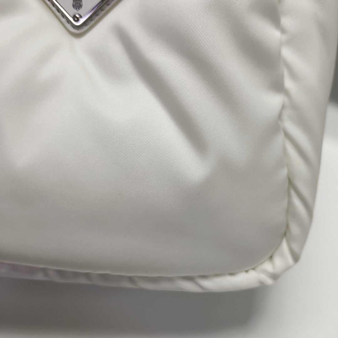 Nylon Tote Bag White