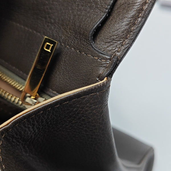 Brillant Medium Calfskin Gray