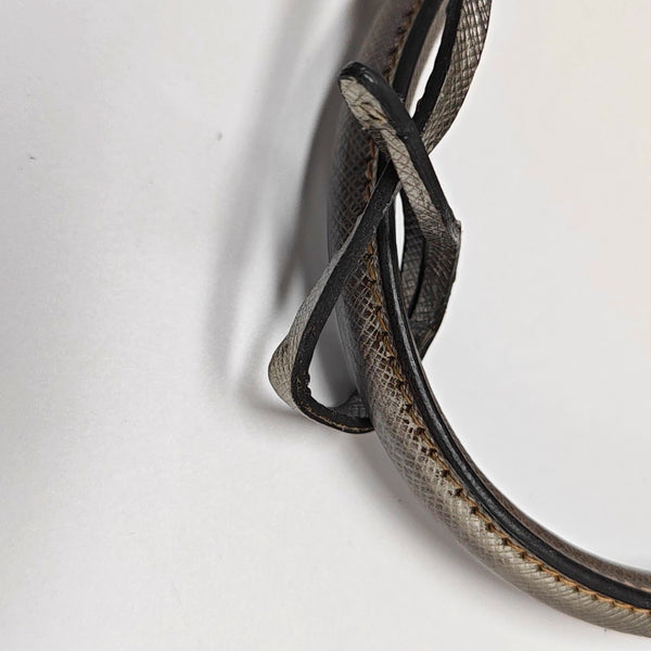 Bauletto Saffiano Saffiano Calfskin Silver