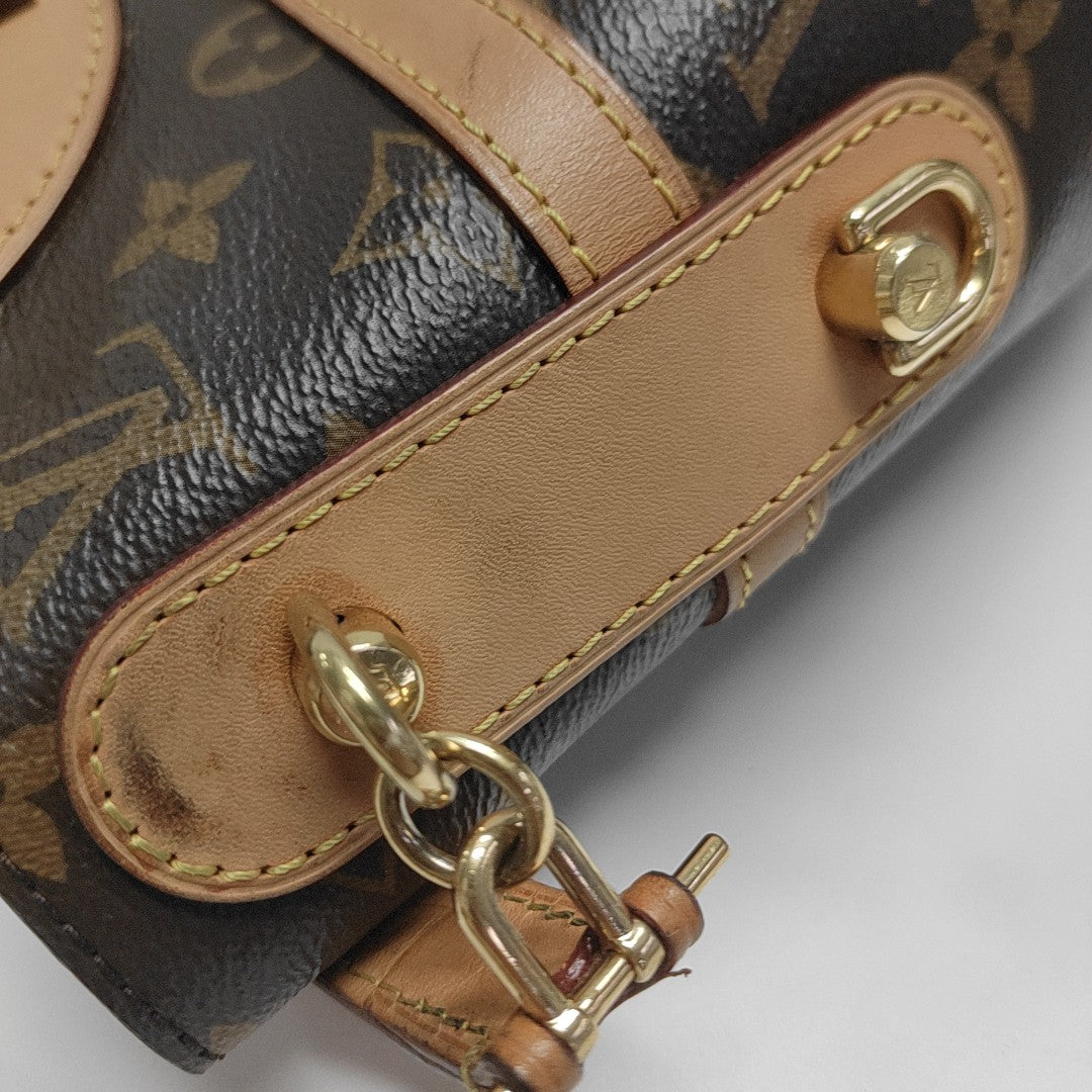 DUFFLE Monogram Coated Canvas Brown