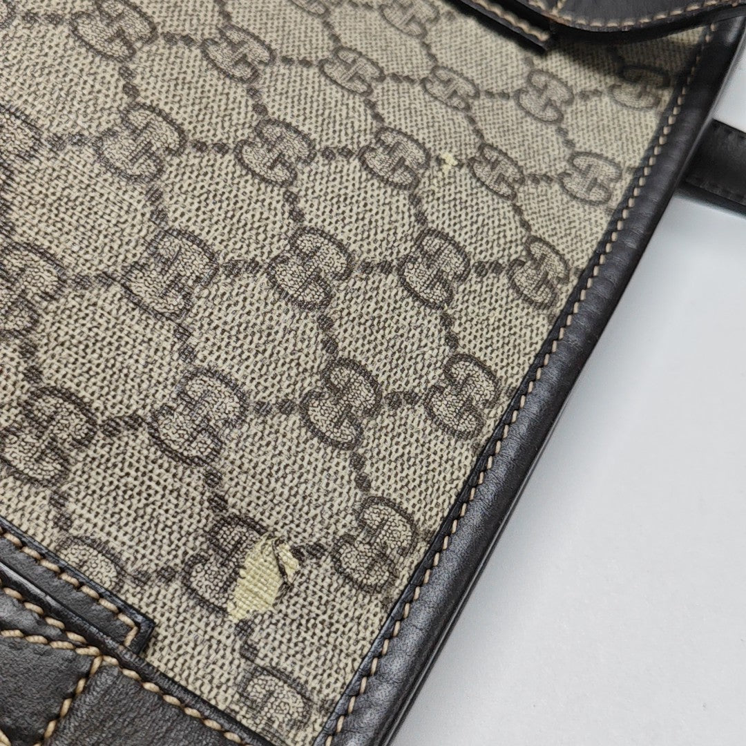 Monogram Coated Canvas Brown