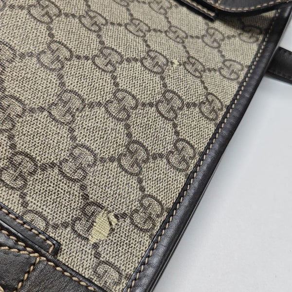 Monogram Coated Canvas Brown