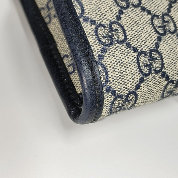 Ophidia Small Monogram Coated Canvas Beige
