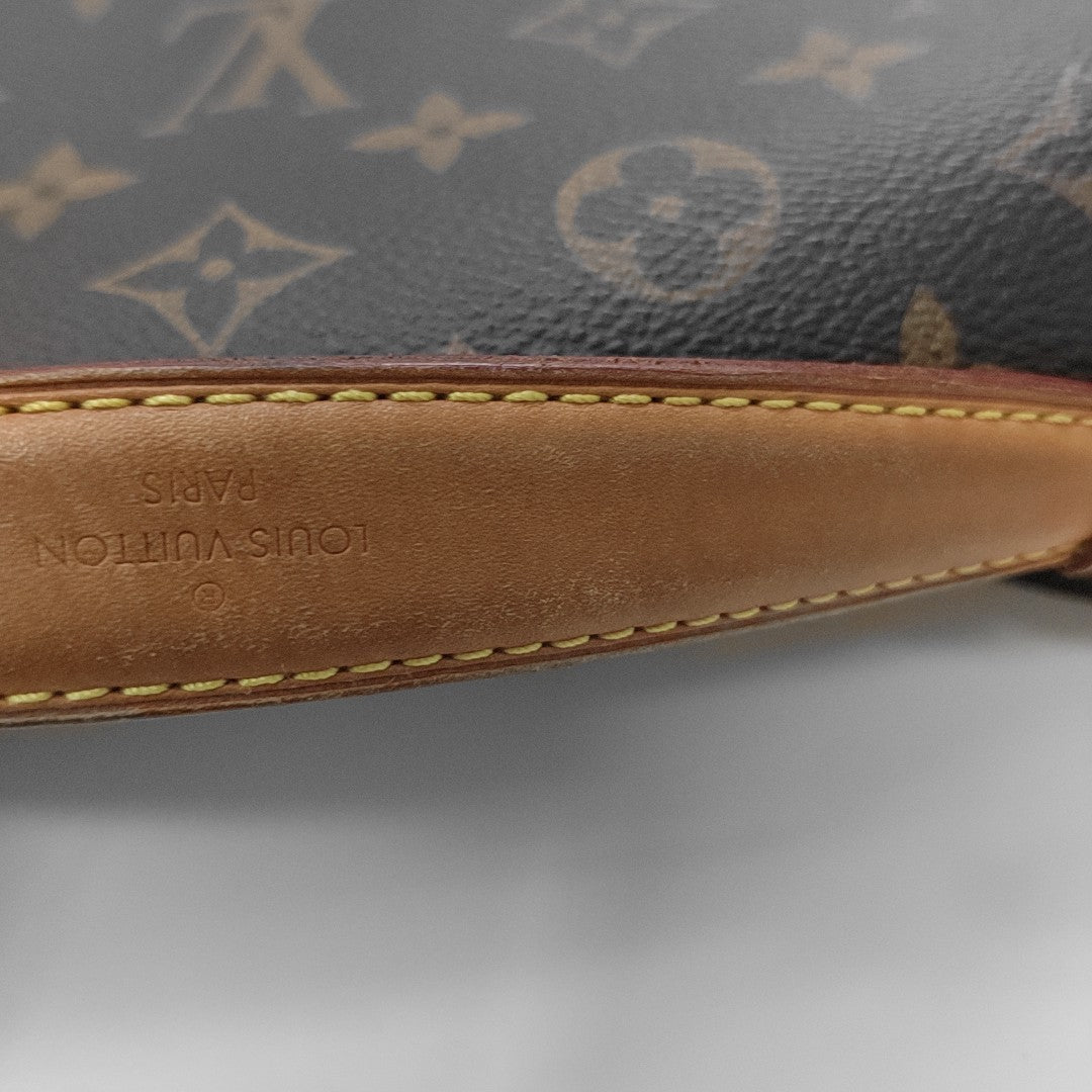 MÉTIS MM Monogram Coated Canvas Brown