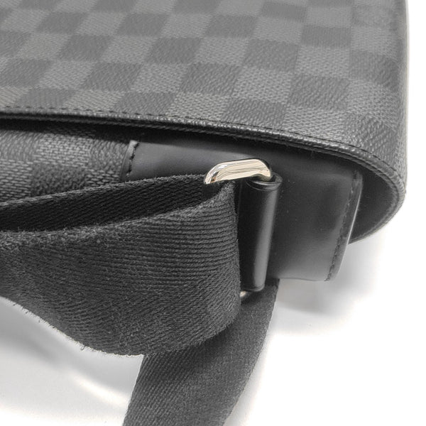 DISTRICT MM Damier Graphite Coated Canvas Gray