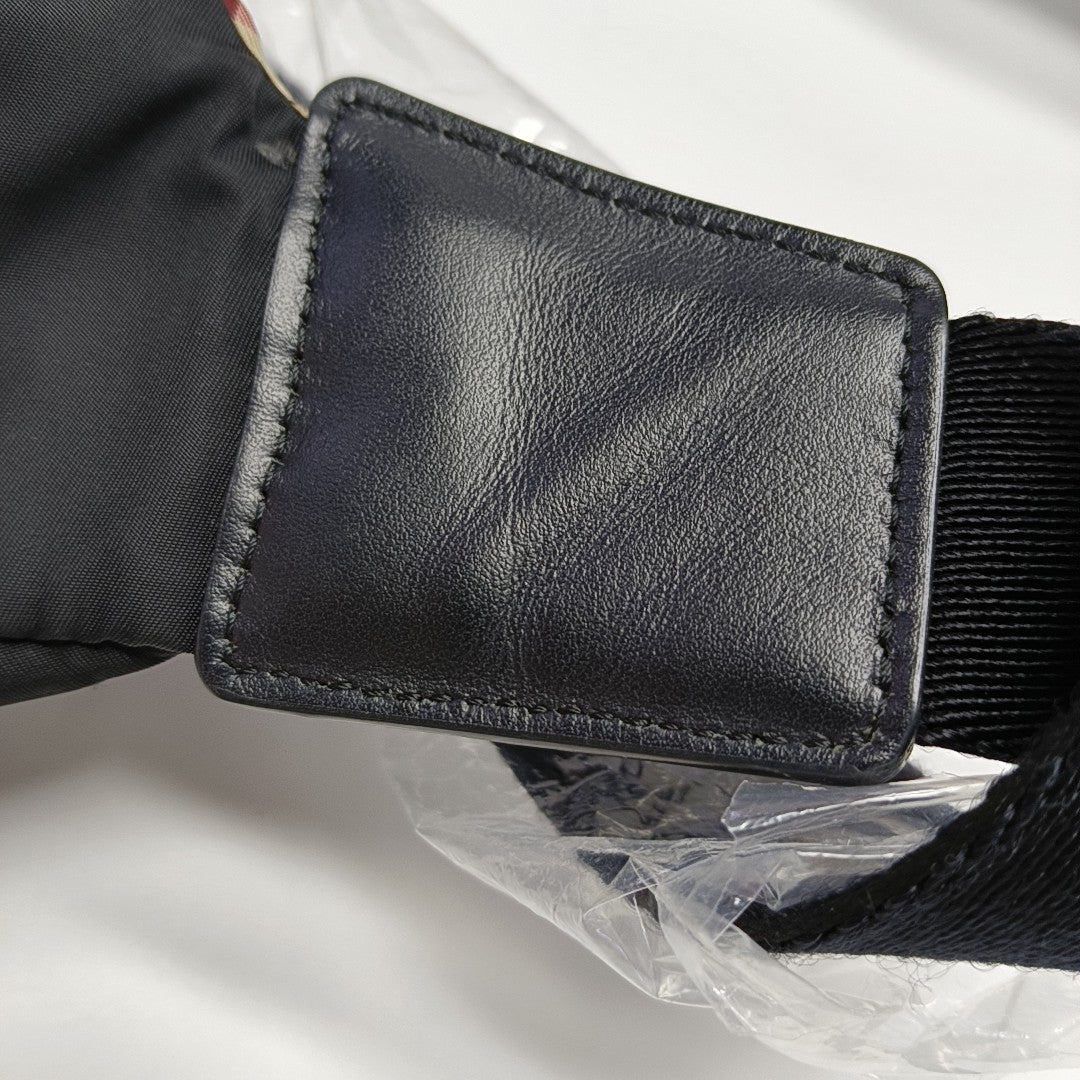 Fabric Belt Bag Brown