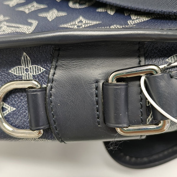 CHAPMAN SAVANE BB Monogram Coated Canvas Blue