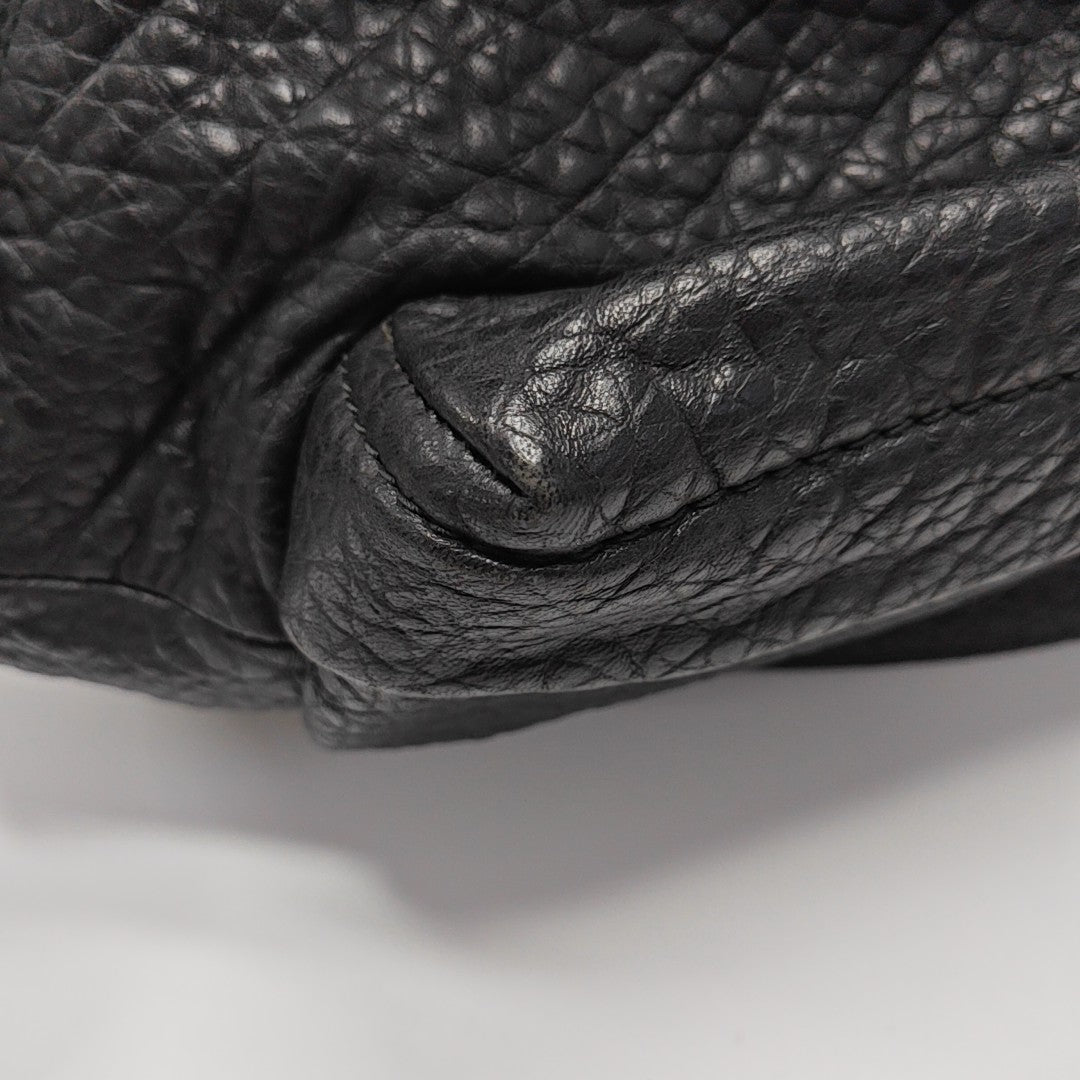 Leather Backpack Black