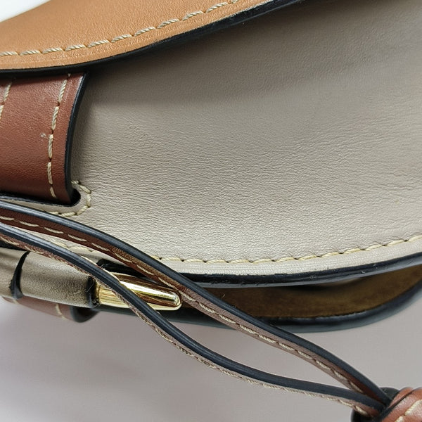 Gate Small Calfskin Brown