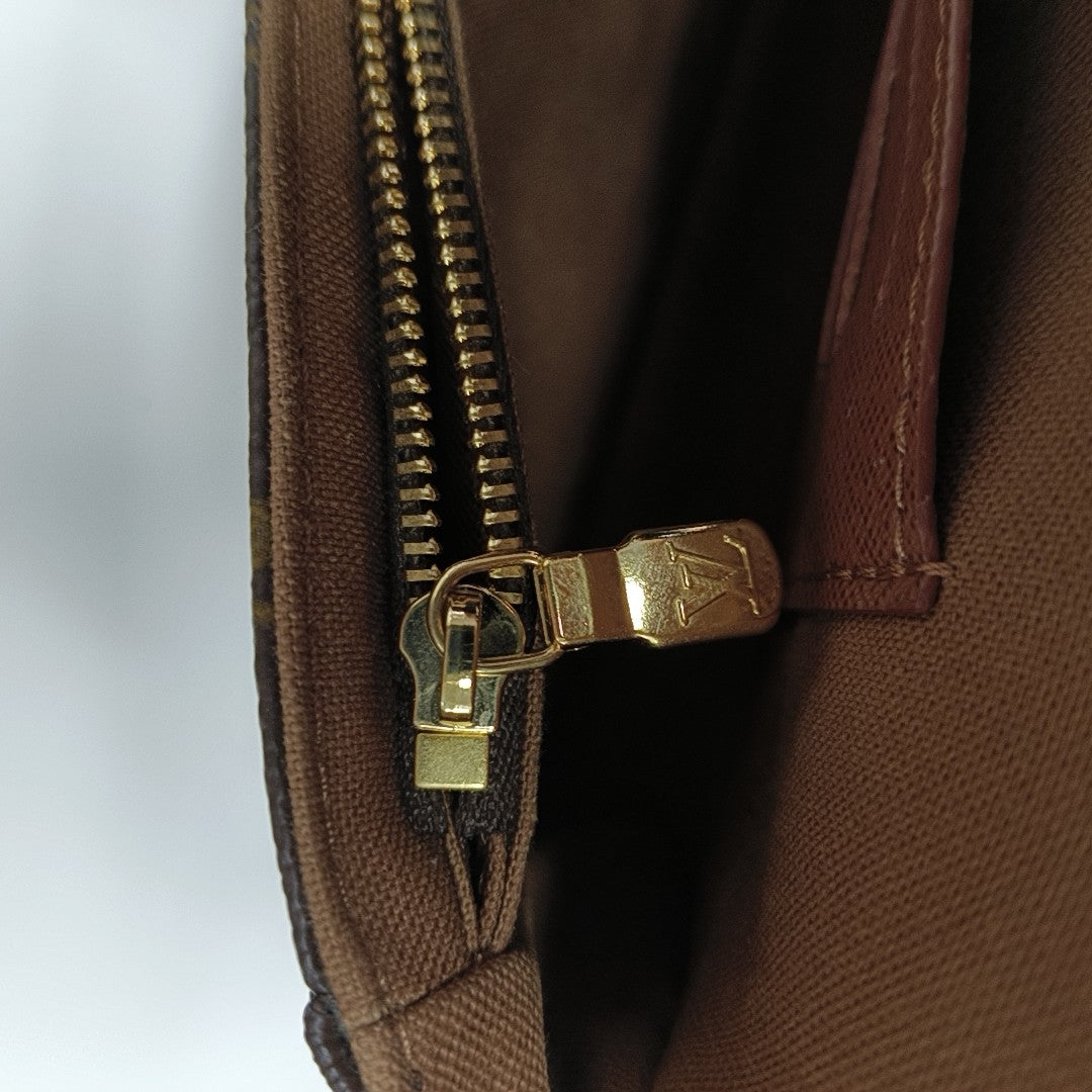 IVY Monogram Coated Canvas Brown