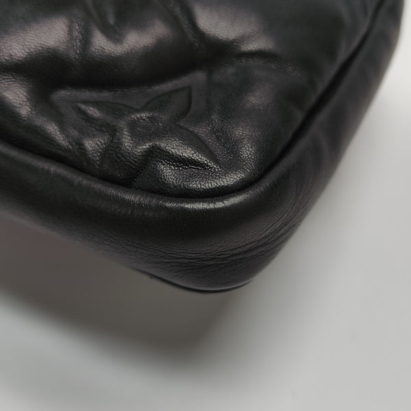 Monogram Lambskin Belt Bag Black