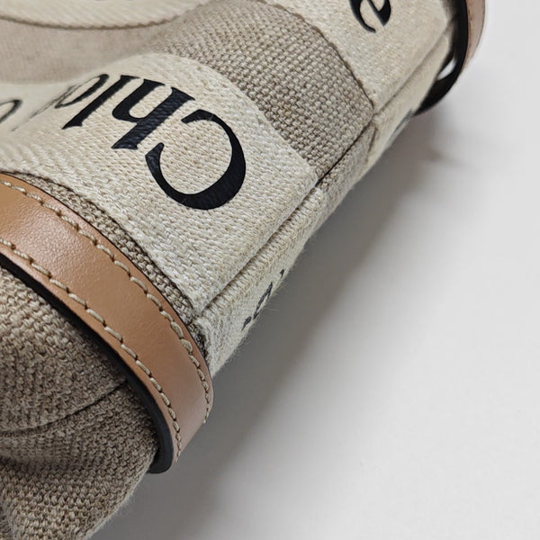 Woody Mini Fabric Beige