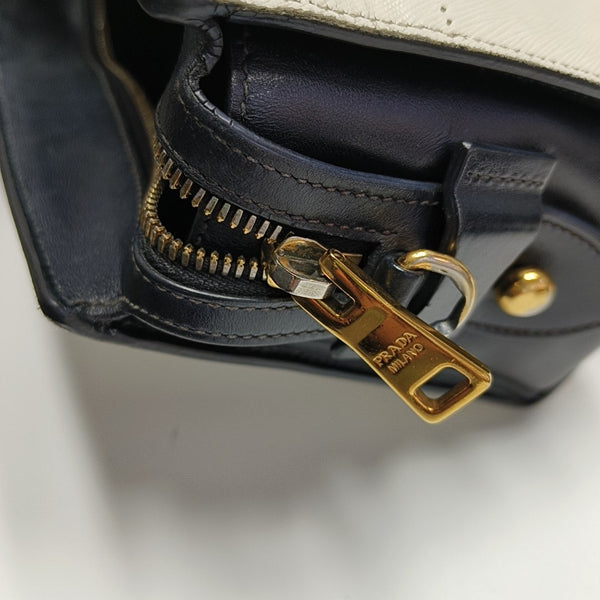 Calfskin Shoulder Bag White