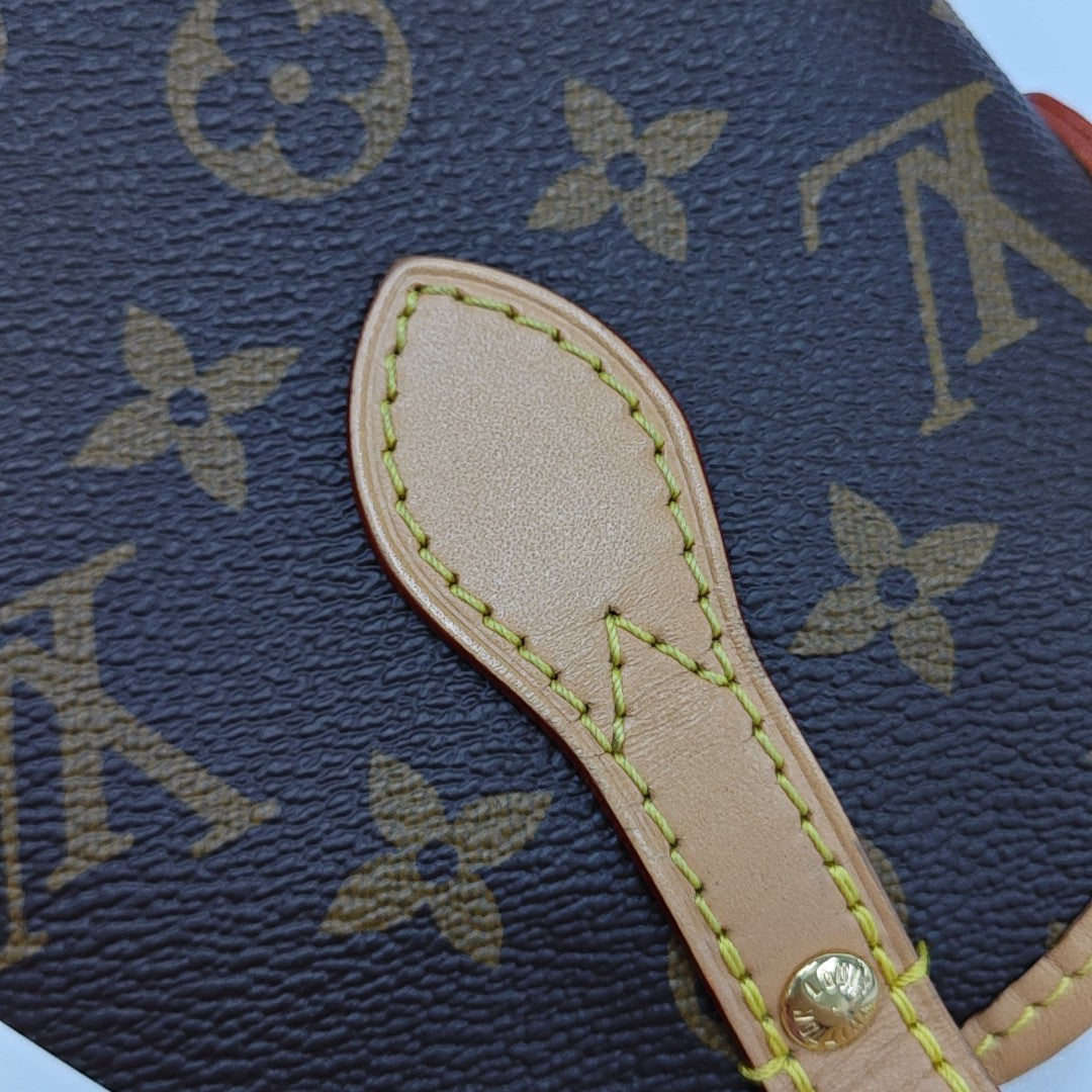 FOLD ME Monogram Coated Canvas Brown
