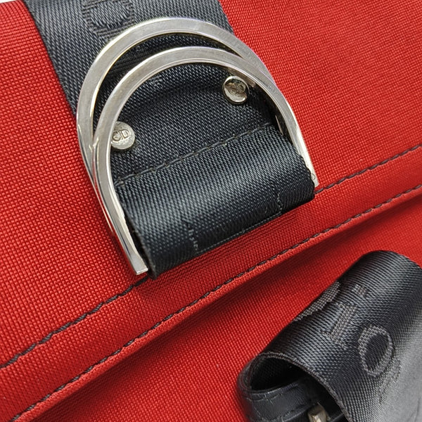 Fabric Shoulder Bag Red
