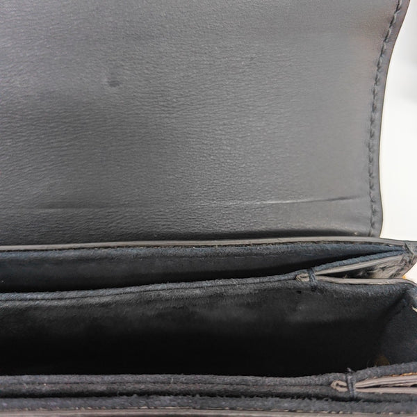 Calfskin Shoulder Bag Black