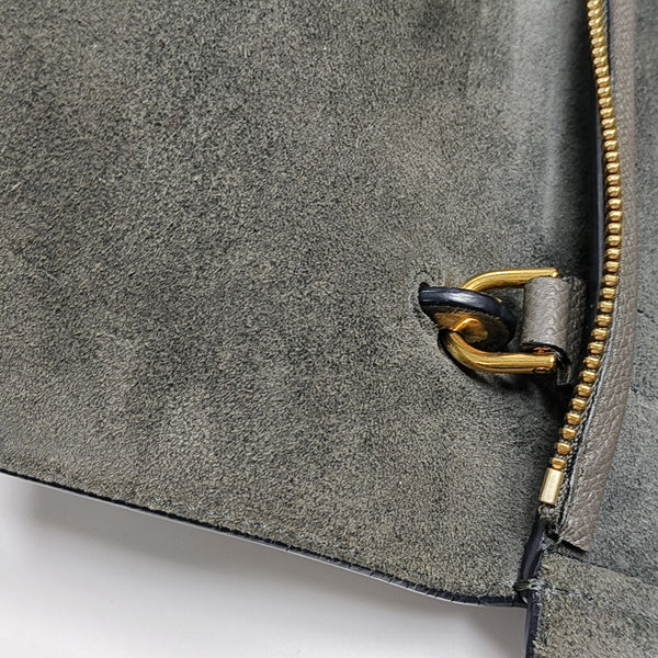BELT Mini Calfskin Gray