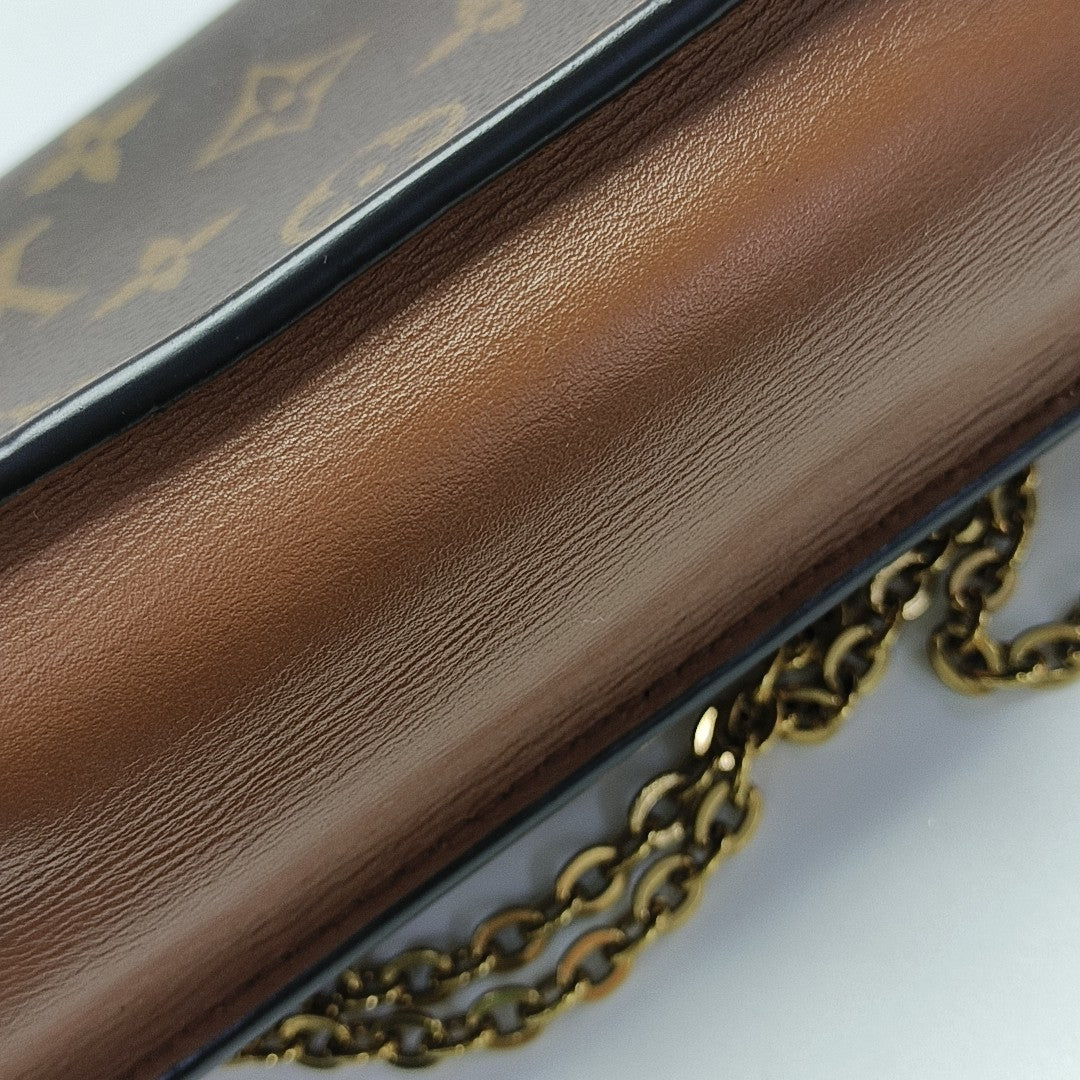 DAUPHINE WOC Monogram Coated Canvas Brown