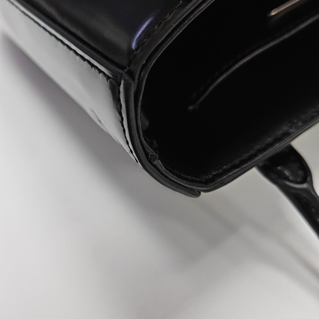 Galleria Small Calfskin Black