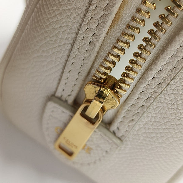 Calfskin Shoulder Bag Mini White
