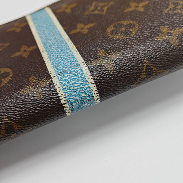 ZIPPY Monogram Coated Canvas Brown Wallet