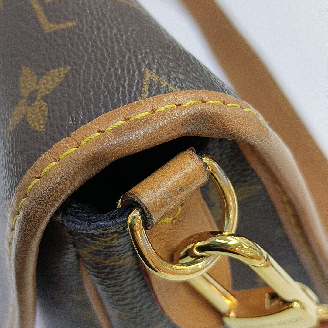 DIANE Monogram Coated Canvas Brown