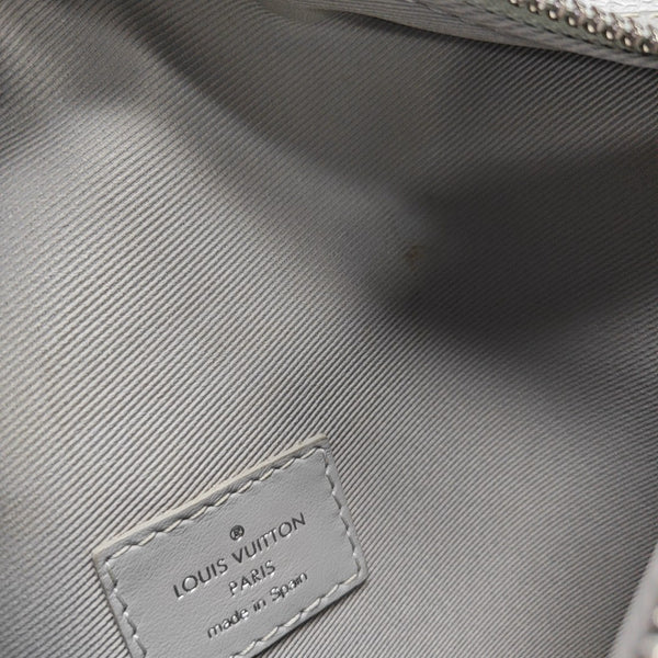 FLAT Monogram Coated Canvas Gray