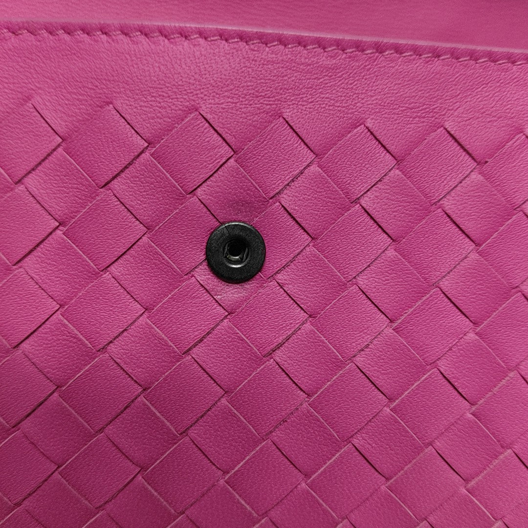 Lambskin Wallet Red