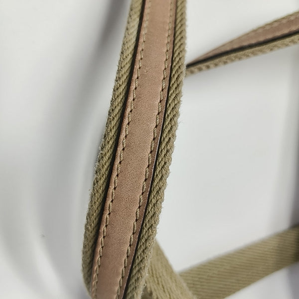 Canvas Shoulder Bag Beige