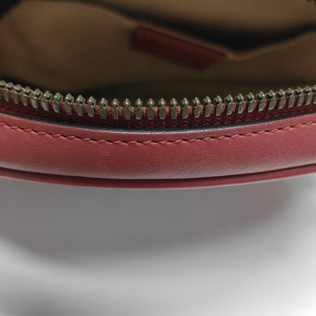 GG Marmont Super Mini Quilted Calfskin Red