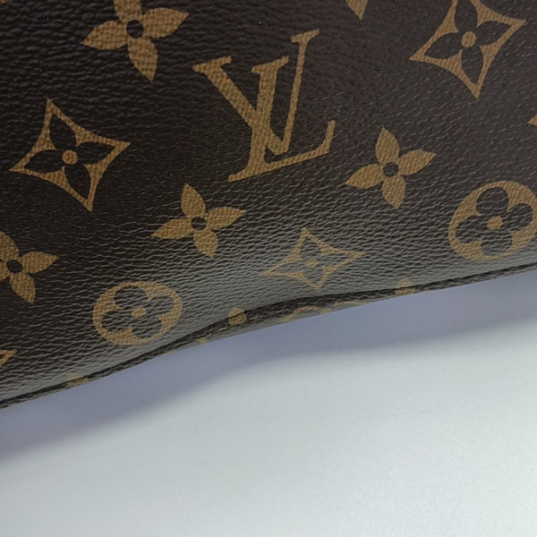 NÉONOÉ MM Monogram Coated Canvas Brown