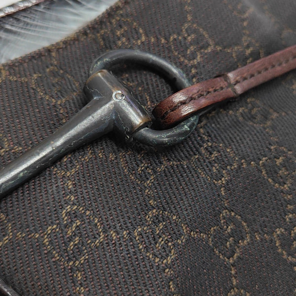 Monogram Canvas Tote Bag Black