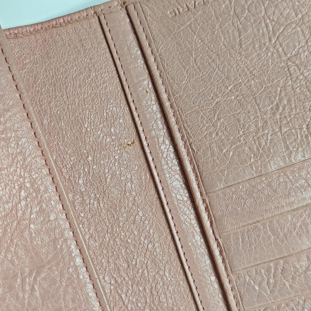 Classic City Lambskin Pink Wallet