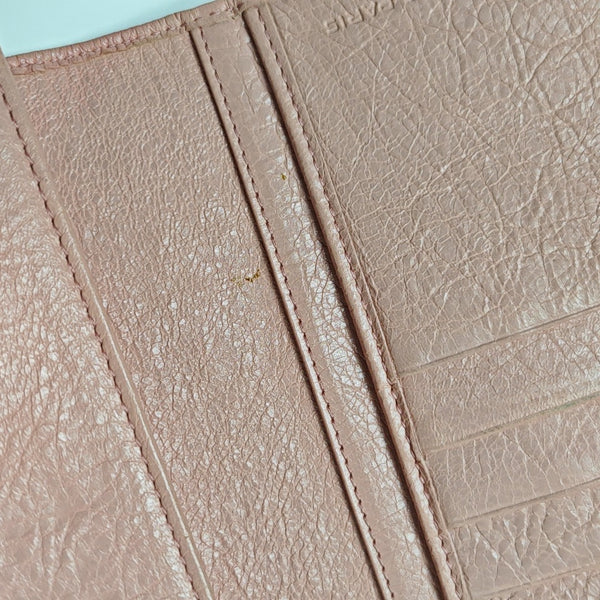 Classic City Lambskin Pink Wallet